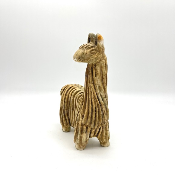 Mid Century Fabbri Art Stoneware Llama Figurine Sculpture - Picture 3 of 8